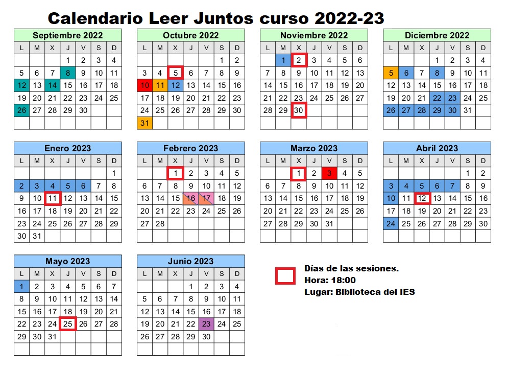 Calendario Escolar Aragón 2022 23